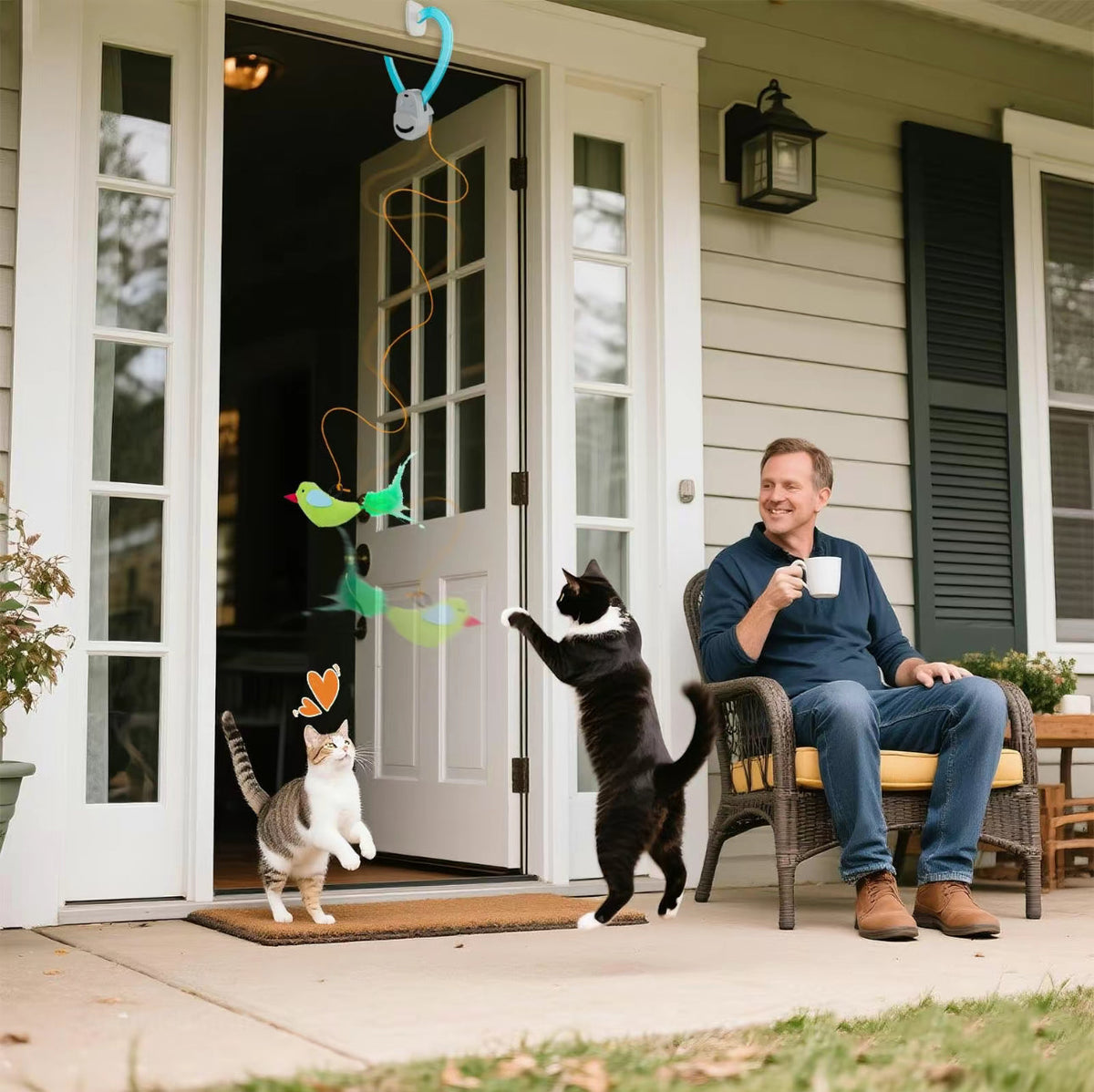 FlyChase Hanging Bird Cat Toy
