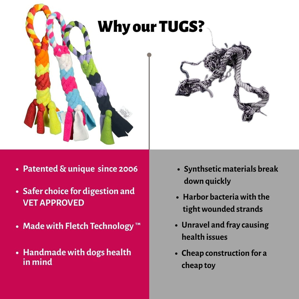 3-in-1 Dog Enrichment Tube: Tug Toy, Treat Puzzle & Snuffle Ball