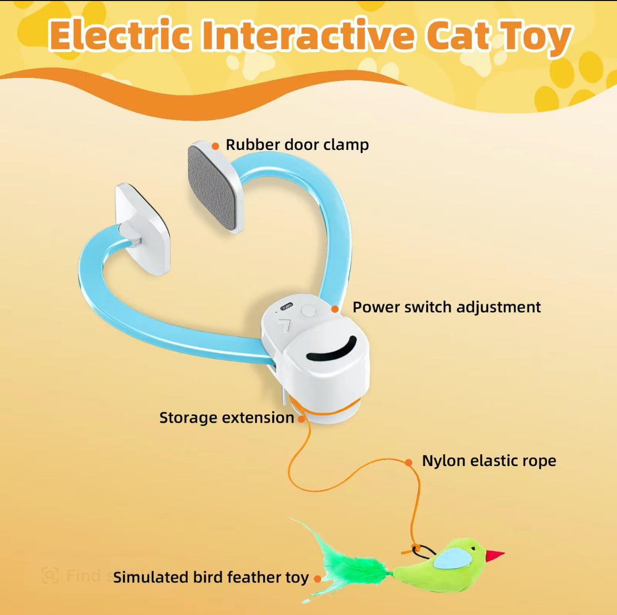 FlyChase Hanging Bird Cat Toy