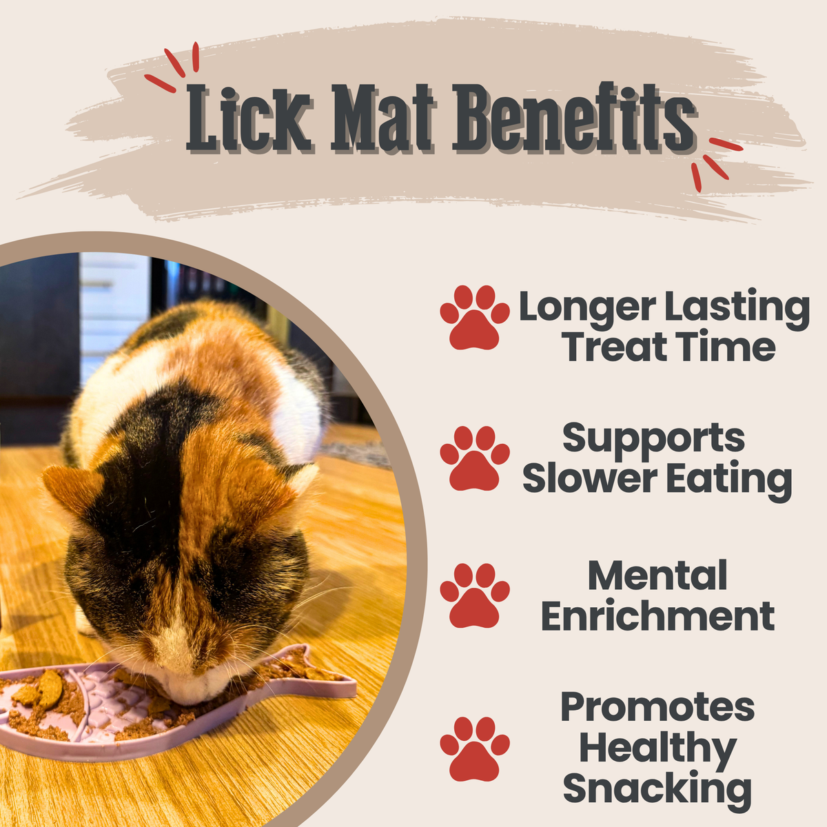 Farm To Pet Small Lick Mat for Cats & Small Dogs