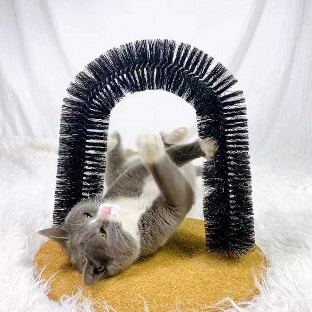 Cat Self-Groomer Arch & Scratcher