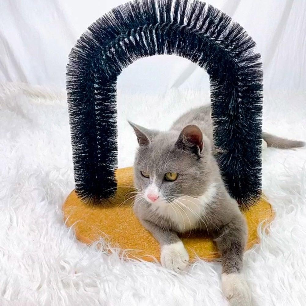 Cat Self-Groomer Arch & Scratcher