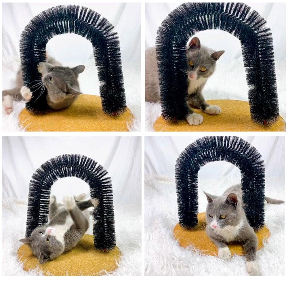 Cat Self-Groomer Arch & Scratcher