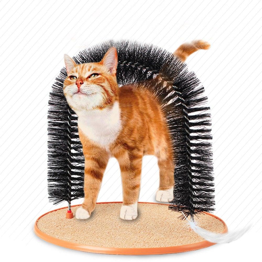 Cat Self-Groomer Arch & Scratcher
