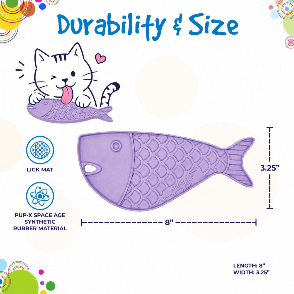 SodaPup Goldfish eMat Lick Mat for Cats