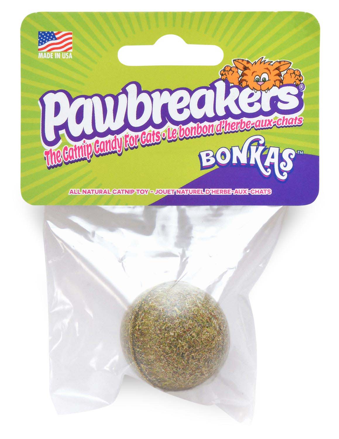 Pawbreakers Bonkas Catnip Ball